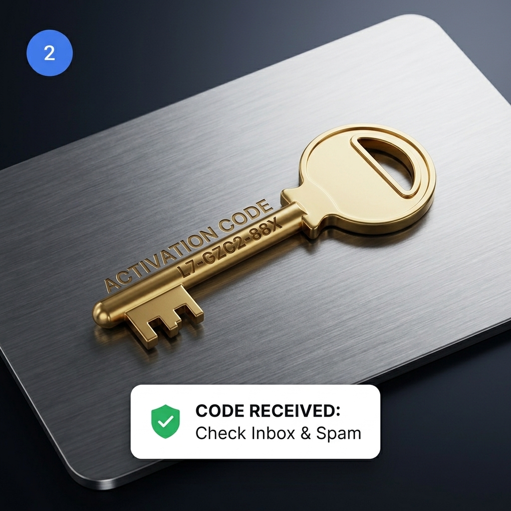 Step 2: Get your code